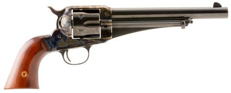 taylors firearms 0150 1875 army outlaw single 357 magnum 7.5" barrel, 6 round, walnut grips blued