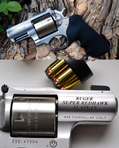 Ruger 5301 Super Redhawk Alaskan .454 Casull 2.5 Inch Barrel Satin Stainless Steel Finish 6 Round