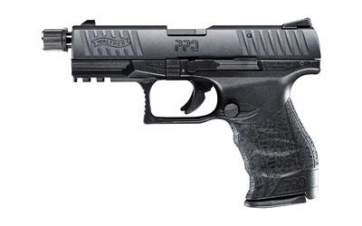 walther ppq m2, semi-automatic, striker fired, full, 22lr, 4", polymer, blue, 10rd, 1 mag, adjustable sights 5100304