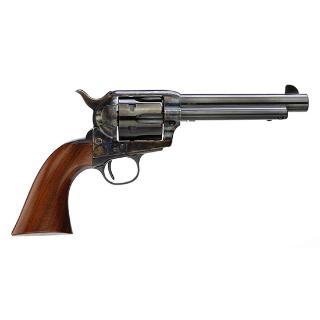 taylors firearms, the gunfighter .357 mag single action revolver 4.75" blued barrel 6 rounds walnut grips case hardened finish