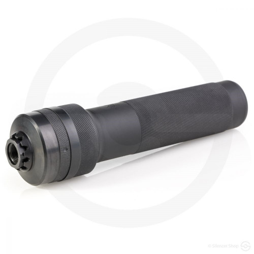 dead air armament, wolverine pbs-1, designed for ak, includes 2 locking collars and 14x1lh thread insert, cerakoted black nitrate