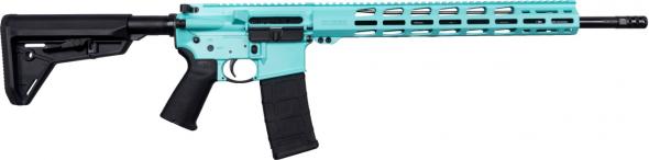 ruger ar556 mpr (8551) 5.56 nato 18" 30+1 robin''s egg blue/blk