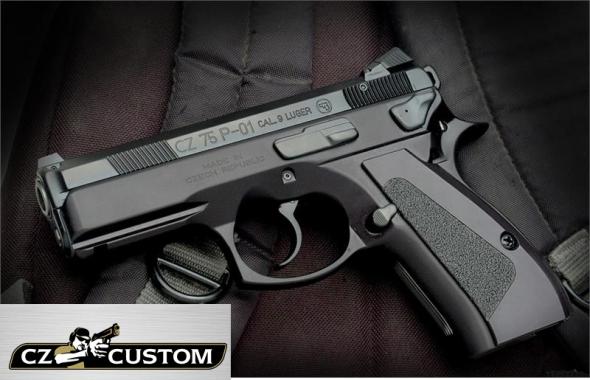 CZ 75 (CZ FACTORY CUSTOM SHOP) Compact Semi Auto Handgun 9mm 3.8" Barrel 14 Rounds Rubber Grips Black Polycoat Finish Decocker 91199 💲💲Cash $1379.95💲💲