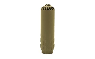 oss suppressors, flow 556k, suppressor, 5.5", 556nato, c-series cerakote finish, flat dark earth, 17-4ph stainless steel, includes 1/2x28 flash hider