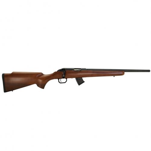 howa, 1100, bolt action, 22 lr, 18" barrel, black, walnut stock, 2 magazines, 10 rounds