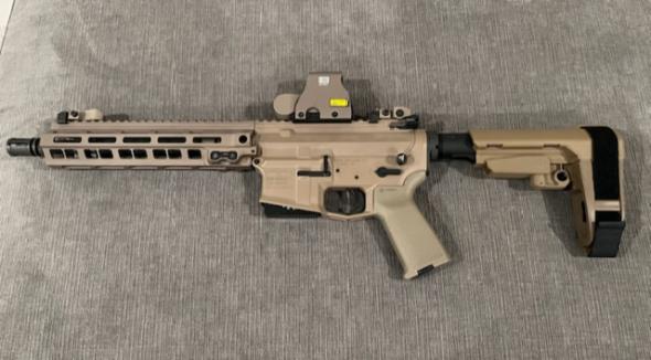 ar15 single shot break open action custom pistol build california complaint