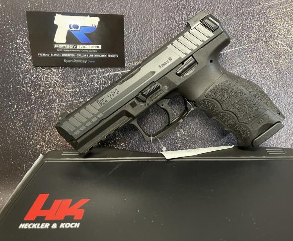 h&k prmotion heckler & koch vp9 9mm 4.39" bbl night sights black 3-17rd mags