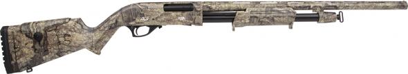 rock island, pump action combo, 12 gauge, 3" chamber, 24" & 28", realtree timber, fiber optic sight, extra barrel included