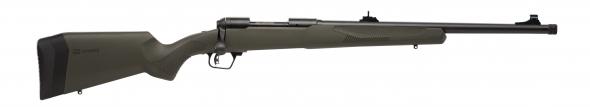savage arms, 110 hog hunter, bolt action, 223 rem, 4+1 round, cap 20" matte black /barrel od green stock right hand (full size)