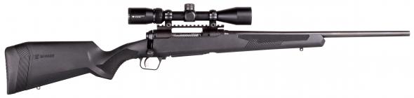 savage, 110 apex hunter xp, bolt action rifle, 243 winchester, 22" barrel, matte finish, black, synthetic stock, accutrigger, detachable box magazine...