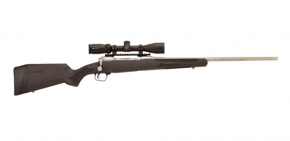 savage 57537 110 apex storm xp bolt 350 legend 18" barrel, 4+1 round, fixed black stock stainless