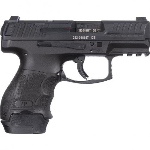 heckler & koch, vp9sk, semi automatic, 9mm, 3.4" barrel, black finish, 15 round capacity, optic ready, right hand