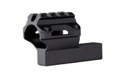 Magpul Industries, Hunter X-22 Backpacker Optics Mount, Black Finish, Barrel Mounted Aluminum optic Rail For the Ruger 10/22 Takedown, Replaces Factory Takedown Barrel Block