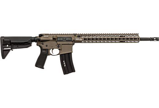 bravo company, recce 16 kmr-a, semi-automatic, 5.56 mm nato, flat dark earth finish, 16 barrel, right hand, 30 round capacity, synthetic stock
