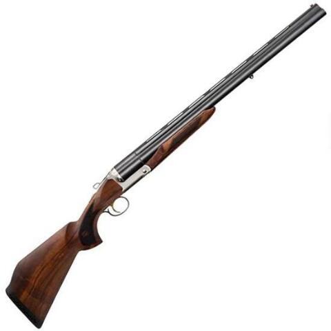 charles daly triple crown compact 12 gauge triple barrel break action shotgun 28" barrels 3" chambers 3 rounds extractor walnut stock matte blued