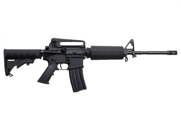bushmaster, m4 patrolman, semi-auto, 5.56 nato, 16" barrel, black, collapsible stock, 30 rounds
