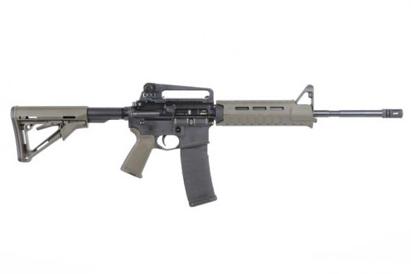 bushmaster, m4 patrolman moe, semi-auto, 5.56 nato, 16" barrel, black, odg magpul moe furniture, collapsible, 30 rounds