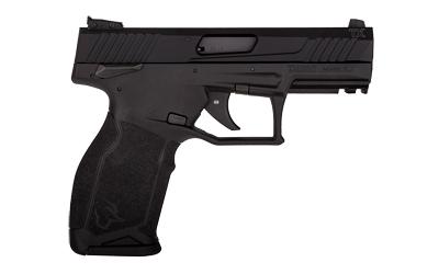 taurus, tx22 compact, striker fired, 22 lr, 3.6" threaded barrel, matte finish, black, ramp front sight, adjustable rear, 13 rounds