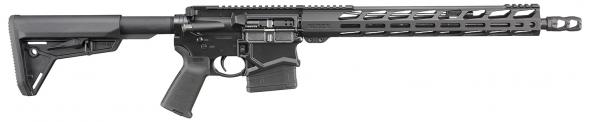 ruger, sfar, semi-automatic, 762nato/308 winchester, 16.10" barrel, type ii hard-coat anodized black finish, magpul moe sl stock, magpul moe grip,...