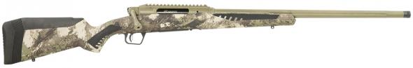 savage arms, impulse big game, 6.5 creedmoor, 22" threaded, hazel green barrel/rec, woodland camo accustock with accufit, includes detachable box mag...
