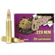 Golden Bear .223 Rem Ammunition 20 Rounds, HPBT, 62 Grain