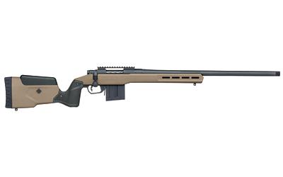 mossberg, patriot lr tactical, bolt action, 308 win/762 nato , 22" threaded barrel, matte blued finish, flat dark earth stock, 5/8"-24 threading, 7...