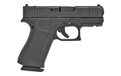 glock, 43x, m.o.s, semi-automatic, striker fired, sub-cmp, 9mm, 3.41", black, 10rd, 2 mags, rebuilt, fixed sights, polymer, npvd