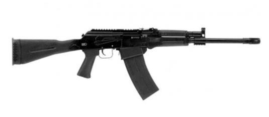 kalashnikov usa ks-12, semi-automatic, 12 gauge 3" chamber, 18" barrel, black finish, fixed stock, 1-5rd mag ks-12