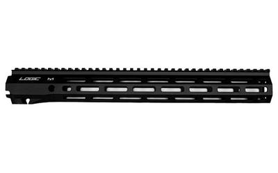 ballistic advantage, logic series, m-lok rail, fits ar15, 15", anodized finish, black