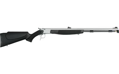 cva, optima v2 lr, single shot, bolt action, 50 caliber, 26" barrel, realtree excape synthetic stock, black nitride finish, 1 round, ambidextrous,...