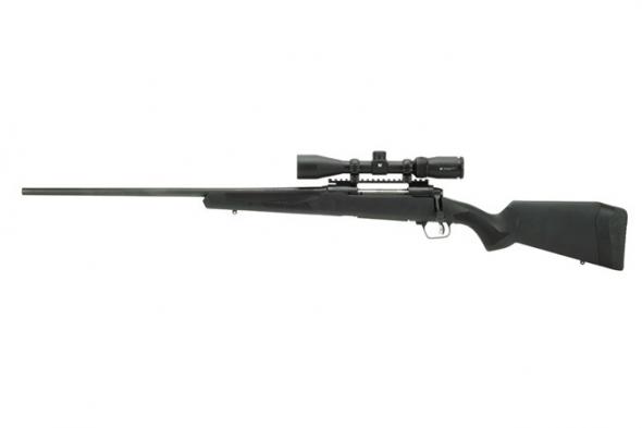 savage arms, 110 apex hunter xp, bolt action, 7mm prc, 22" barrel, black finish, left hand, includes 3-9x40 scope, 2 round capacity
