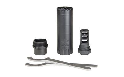 yankee hill machine co, turbo k-rb, suppressor, 556nato, 1/2"-28 muzzle break, steel, black