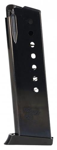 sig sauer, p210 magazine, 8 round capacity, 9mm, black steel