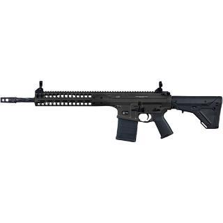 lwrc r.e.p.r mkii piston semi auto rifle .308 win/7.62 nato 16" spiral fluted barrel 20 rounds free float hand guard magpul stock/pistol grip matte...
