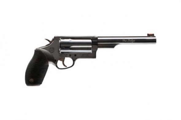 taurus, the judge magnum, 45lc/410 ga, 6.5" barrel, blued finish, 3" chamber, black rubber grips, 5 rounds