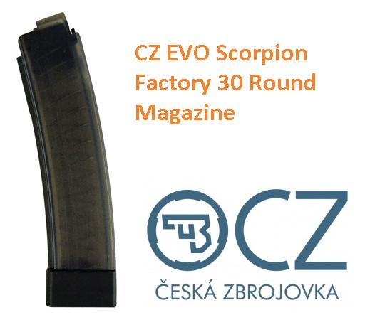 Factory CZ Magazine for CZ Scorpion EVO 9mm 30 Round 💲💲Cash $22.95💲💲