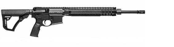 daniel defense, mk12, ar-15, 5.56 nato, co* compliant, 18" barrel, black furniture, flash hider, no magazine