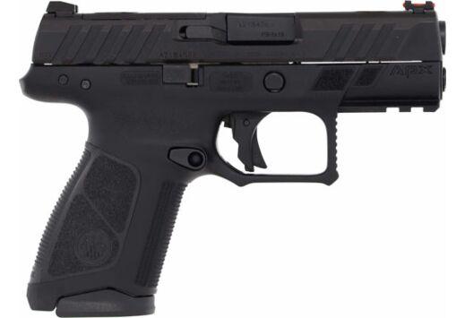 beretta, apx a1, striker fired, compact, 9mm, 3.7" barrel, black, fixed sights, 10 rounds