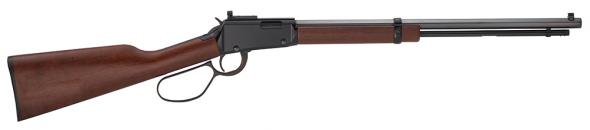 (special) henry h001trp small game rifle 22 lr caliber with 16 lr/21 short capacity, 20" barrel, black metal finish & american walnut stock right...