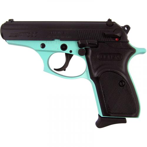 bersa thunder 380 blue semi auto pistol .380 acp 3.5" barrel 8 rounds synthetic grips duotone blue/black finish