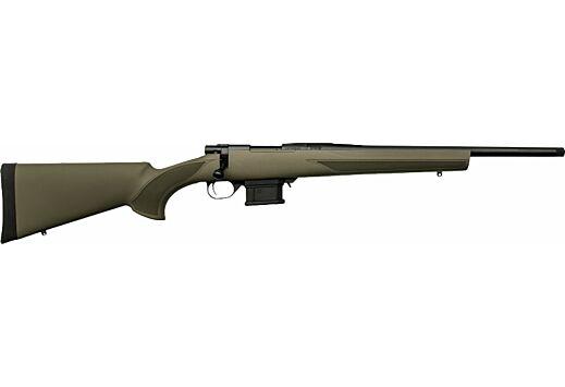 howa, mini action youth, bolt action, 7.62x39mm, 20" threaded barrel, black finish, green stock, right hand, 5 rounds