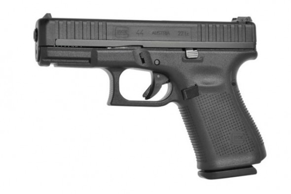 glock, g44, safe action, 22 lr, 4.02" barrel, 10+1, black finish, no sale to california