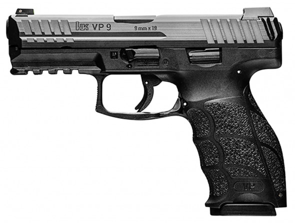 heckler & koch, vp9, 9mm, 4.09" barrel, black, 17 round