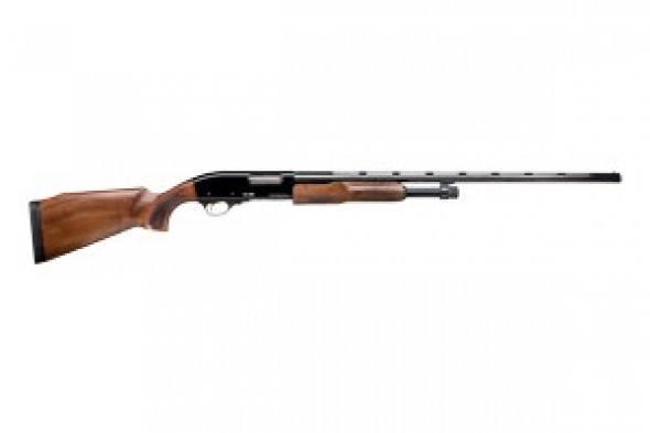cz, 620 field, pump action, 20 gauge, 3" chamber, 28" vent rib barrel, blued finish, walnut stock, 3 choke tubes, bead front sight, 4 rounds