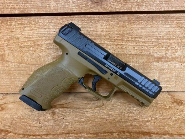 hk vp9 9mm fde pistol 2-17rd mags