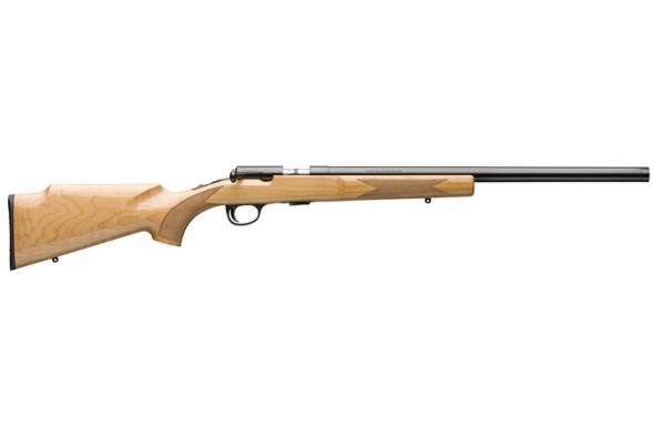browning t-bolt target .22lr 20" bull bbl sr blued/maple