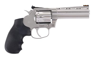 colt''s manufacturing, colt king cobra, double action/single action, revolver, 22 lr, 4.25" barrel, stainless steel, silver, black grips, 10 rounds