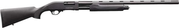 charles daly, 301, pump-action shotgun, 20 gauge, 3" chamber, 26" barrel, matte finish, black, bead sight, checkered synthetic stock, 4 rounds,...