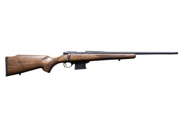 howa, mini hunter, bolt action, 6.5 grendel, 20" threaded barrel, blued finish, wood stock, right hand, 10 round capacity