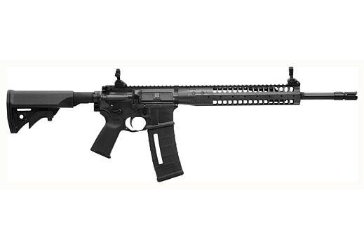 lwrc, six8 spr, semi automatic, 6.8 spc, 16" barrel, black finish, flip up sights, collapsible stock, right hand, 30 round capacity